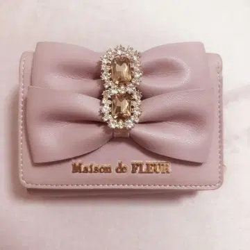 Maison de FLEUR 메종 드 플뢰르 3단 접이식 지갑 월렛