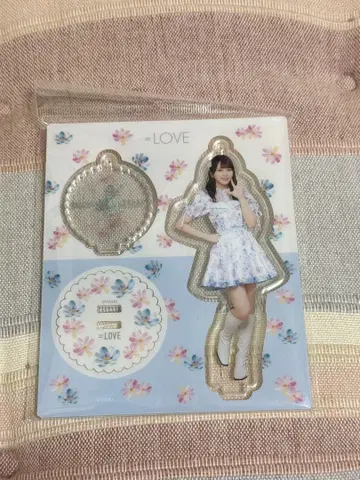 =LOVE 이코러브 사사키 마이카 6주년 꽃무늬 의상 아크릴 스탠드