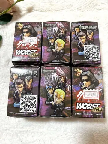 단종품 크로우즈 worst 캐릭터 히어로즈 피규어 6체 세트 새상품급