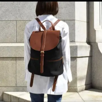 일비종떼 백팩 홍차 x 네이비 컬러
