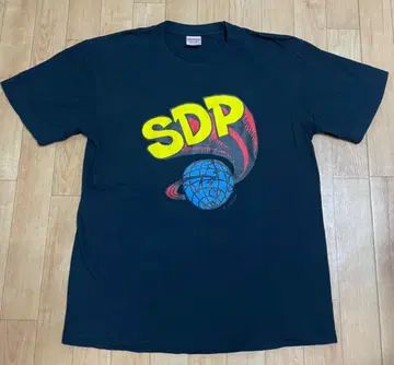 스차다라파 SDP 로고 T셔츠 20주년 기념 블랙 L