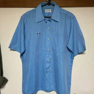 60s 70s Towncraft vintage 오픈 카라 셔츠