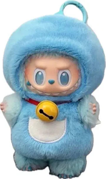 파란 봉제 인형 탈착 가능한 모자 포함 러브부 도라에몽 옷 갈아입기 의류