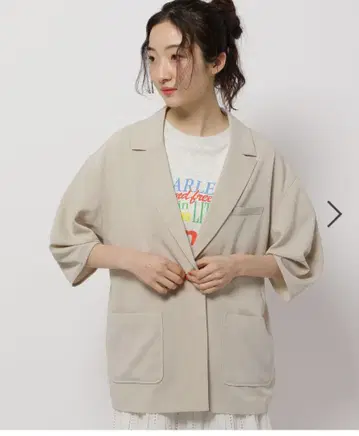 니코앤드 반팔 코쿤 자켓