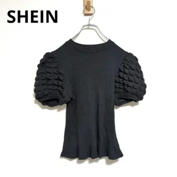 SHEIN [새상품급] 티셔츠 반팔 개성적인 크루넥 [M 사이즈]