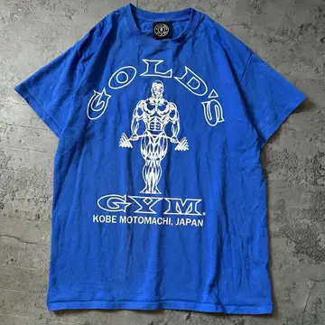 USA제 새상품급 골드짐 GOLD'S GYM 티셔츠 파랑