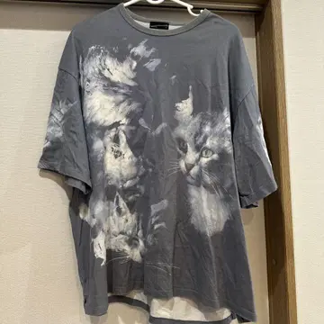 러드 뮤지션 티셔츠 CAT 고양이 빅 T