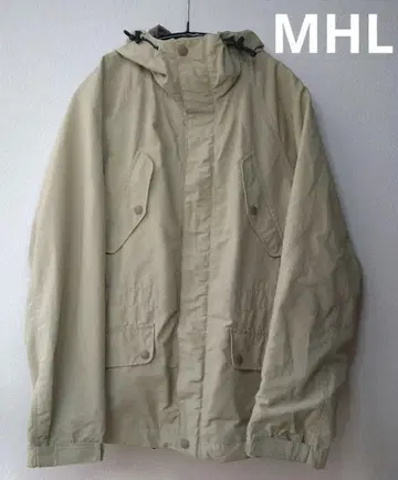 MHL 마운틴 파카 블루종 점퍼, 짙은 베이지