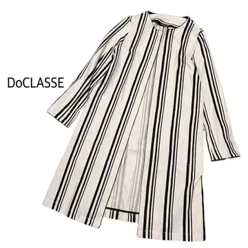 미사용 택 포함 DoCLASSE 두클라쎄 스트라이프 코트 자켓 S