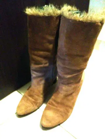 pitti 부츠 베이지 23cm 보아 힐 약 6cm