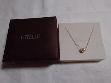 ESTELLE K10 싱글 볼 쉘 펄 목걸이