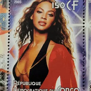2005년 미국최고의 가수 비욘세 기념 우표 Beyonce Knowle | 브랜드 ..., حجم الصورة 360x360