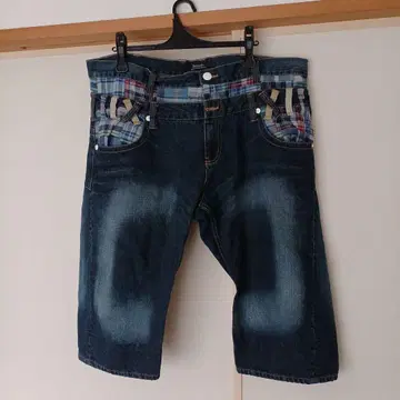 남성용 청바지 숏 기장