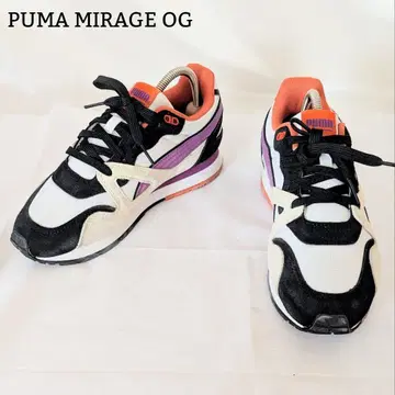 새상품급 PUMA MIRAGE OG 스니커즈 신발 운동화 23cm 퍼플