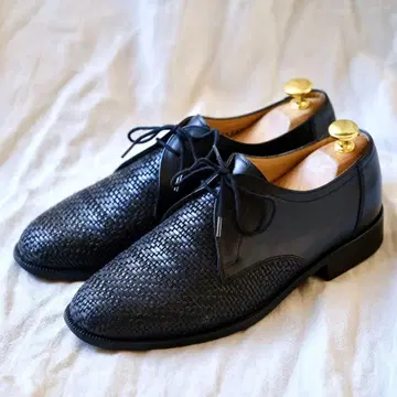 새상품급 BALLY 발리 인트레차트 콤비 더비 LAMBRO 블랙 6E