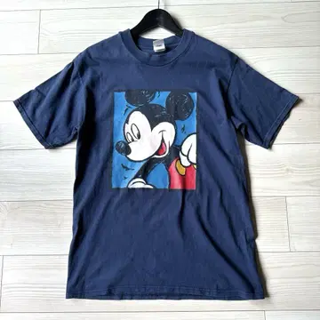프린트 80~90년대 Disney 티셔츠 미키 그래픽 usa제