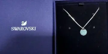 미사용 새상품 상자 택 포함 스와로브스키 큐빅 목걸이