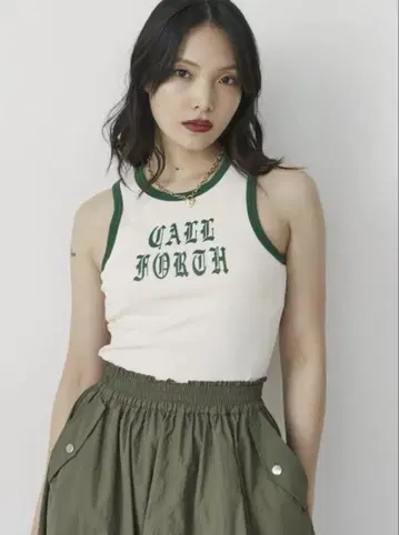 jouetie 링거 로고 탱크탑