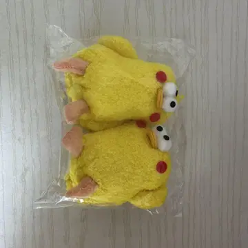 [Aflac] 포인코 형제 펠트제 새 모양 마스코트 2개 세트