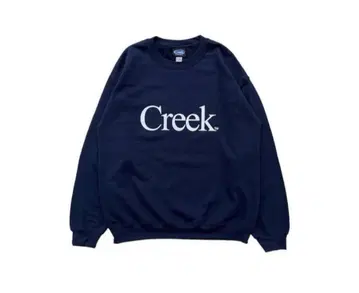 Creek Anglers Device 크루넥 맨투맨 네이비