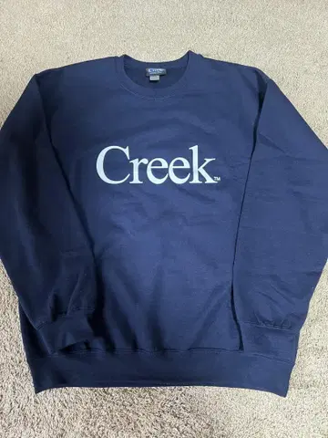 Creek Anglers Device 크루넥 맨투맨 네이비
