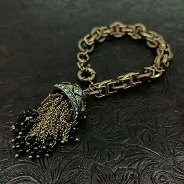 빈티지 골드 문어 팔찌 지르코니아