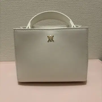 Riu Mini 탑 핸들 백 화이트