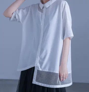 오샤레 워커 kOhAKU 비대칭 셔츠