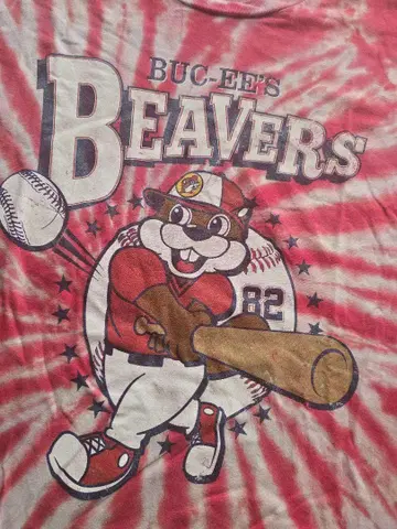 Buc-ee's Beavers 야구 타이다이 티셔츠 3XL