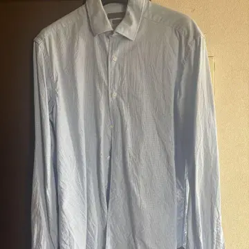 CORNELIANI 아이스 코튼 체크 셔츠