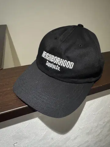 미사용 새상품 NEIGHBORHOOD 블랙 캡 네이버후드