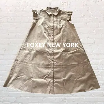 FOXEY NEW YORK 슬리브리스 원피스 38