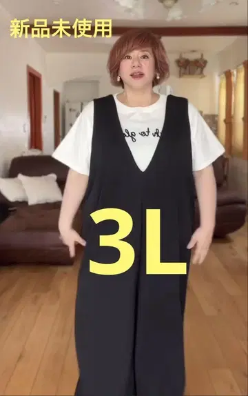 시마무라/케이코 씨/빅 사이즈 백리본 살로펫 블랙/3L
