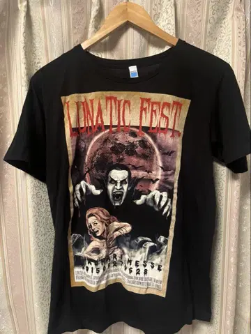LUNATIC FEST. 루나페스 그래픽 T셔츠 2015 M 사이즈