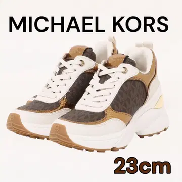 [새 상품] MICHAEL KORS 마이클코어스 스니커즈 23cm 골드