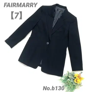 FAIRMARRY 테일러드 자켓 수트 상의 7호/S 롱 기장 블랙