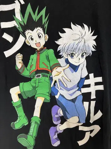 HUNTER x HUNTER 곤 키루아 티셔츠 xs