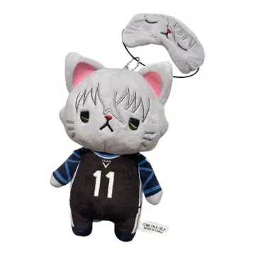 블루 록 withCAT 안대 포함 봉제 인형 키링