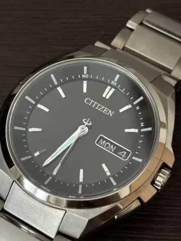 시티즌 CITIZEN 아테사 에코 드라이브 전파 시계 AT6050-54E