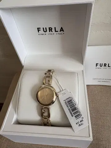 [새상품] FURLA 훌라 여성용 손목시계/알코 체인