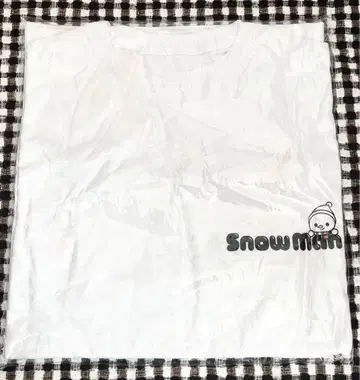 SnowMan T셔츠 화이트 로고 스타디움 Snow World
