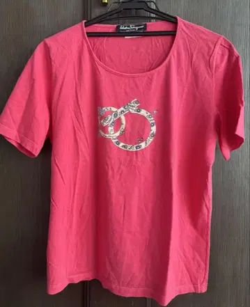 Salvatore Ferragamo 핑크 티셔츠 XL