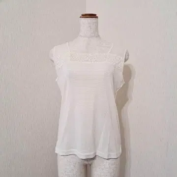 BOMB SHELL 레이스 절개 탱크탑 아이보리 계열 (38) 일본제