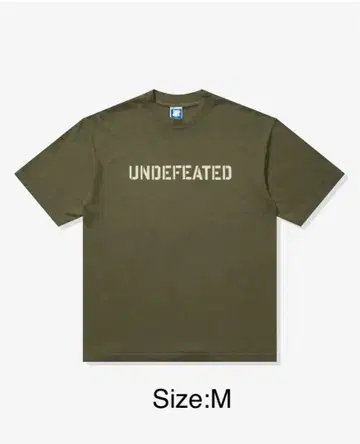 UNDEFEATED 티셔츠 M 사이즈 올리브