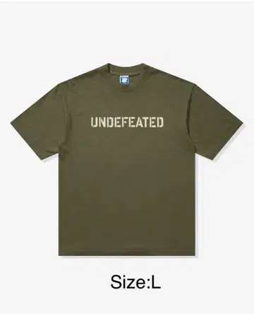 UNDEFEATED 티셔츠 L 사이즈 올리브