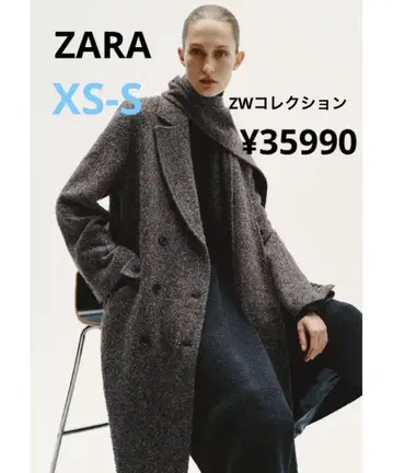 ZARA 오버사이즈 스카프 코트 ZW 컬렉션