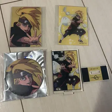 NARUTO 데이다라 캔뱃지 아크릴 스탠드 트레이딩 카드