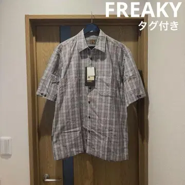 [ FREAKY ] '00's oversized check shirt'