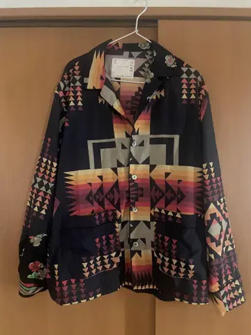 Sacai 펜들턴 긴팔 셔츠 사이즈 1