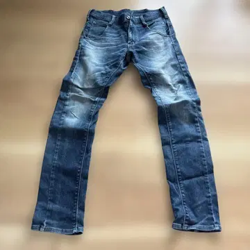 블루 데님 청바지 허리 30인치